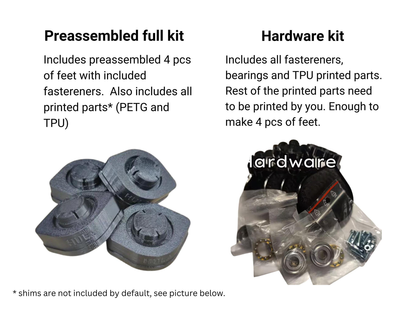 HULA V1 Anti-Vibration Feet for 3D Printers