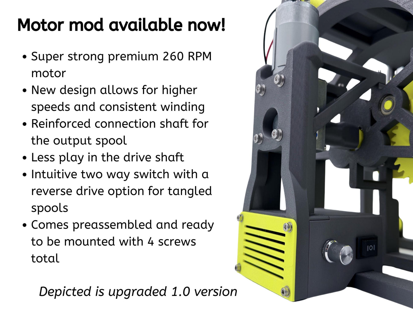V-Spooler X Motor Mod upgrade (MM mod)