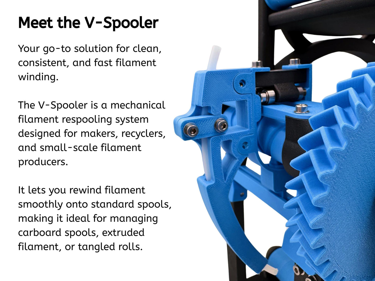 V-Spooler: The Ultimate Filament Respooling Solution