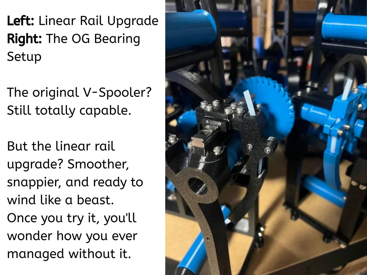 V-spooler Linear Rail upgrade