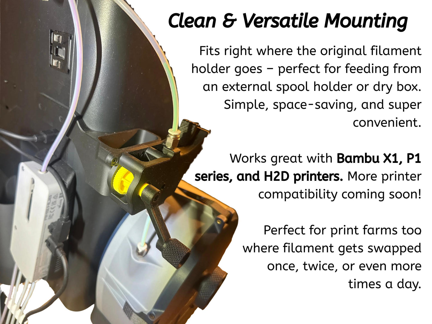 Accelerated Manual Filament Feeder – Fast, Easy, Reliable
