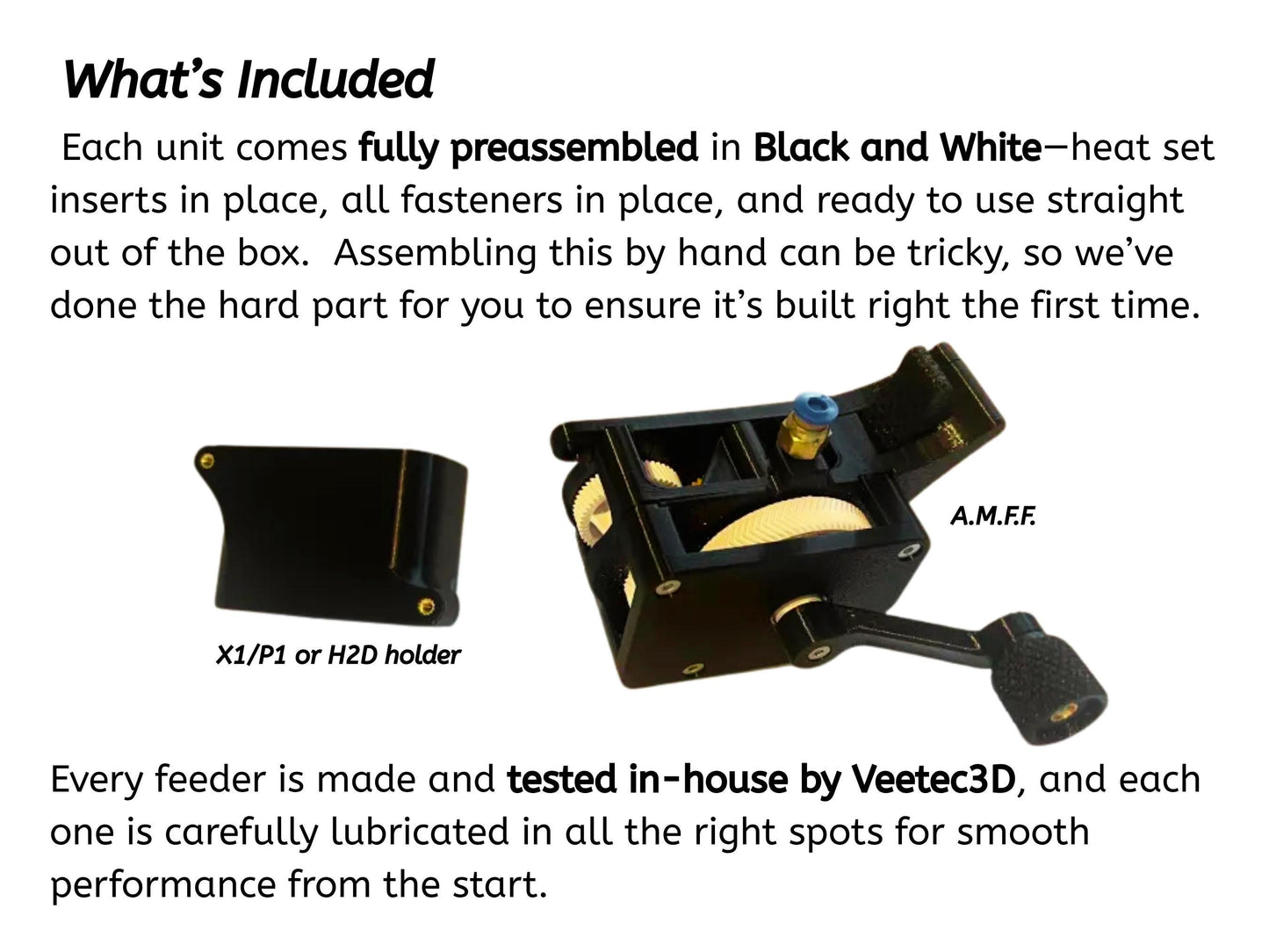 Accelerated Manual Filament Feeder – Fast, Easy, Reliable