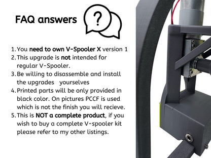 V-Spooler X Motor Mod upgrade (MM mod)