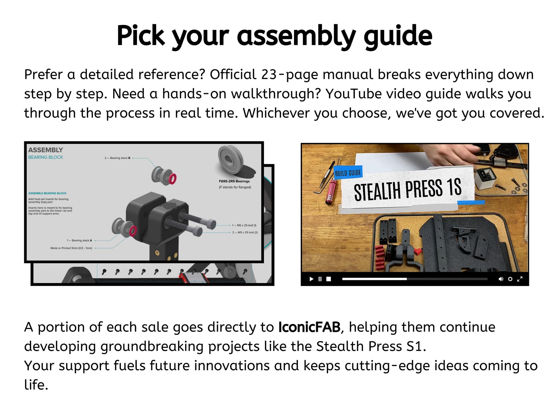 Stealth Press 1S – Precision Heat Set Insert Tool for 3D Printing Enthusiasts