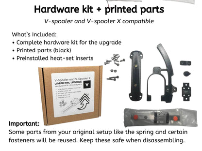 V-spooler Linear Rail upgrade