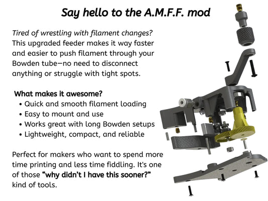 Accelerated Manual Filament Feeder – Fast, Easy, Reliable